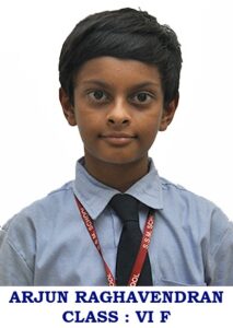 A REMARKABLE ACHIEVEMENT BY ARJUN RAGHAVENDRAN OF VI F IN WINNING THE GOLD MEDAL AT THE CBSE SOUTH ZONE – I YOGASANA COMPETITION.